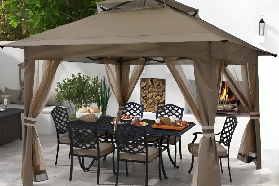 how to decorate a pop up gazebo